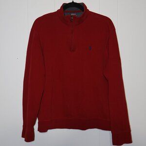 Polo Ralph Lauren 1/4 Zip Sweatshirt – Red (Men’s L)